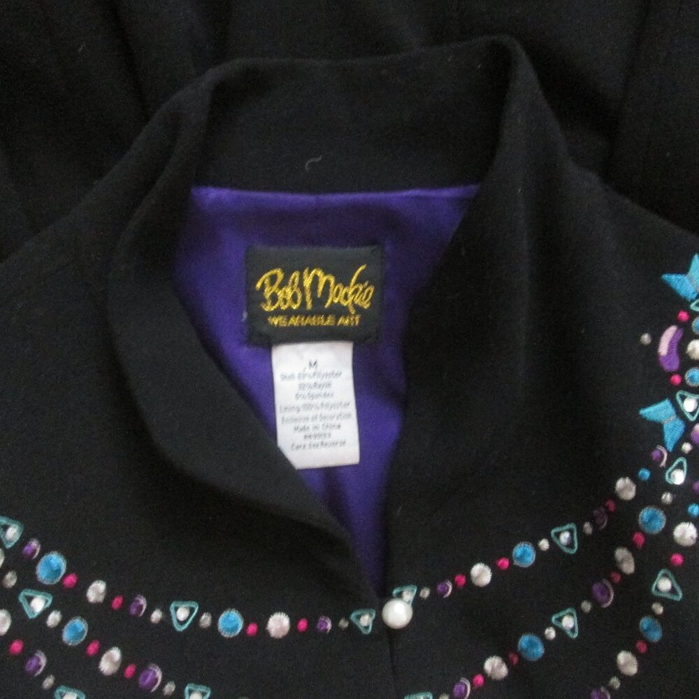 Bob Mackie Wearable Art Jacket - image 6